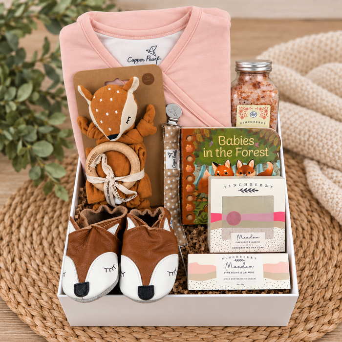 Baby Girl Forest Friends and Mommy